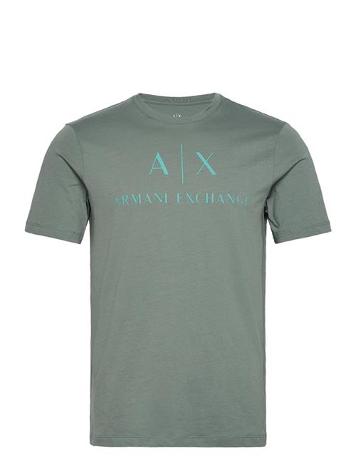 Armani Exchange Man Jersey T-Shirt Armani Exchange Green