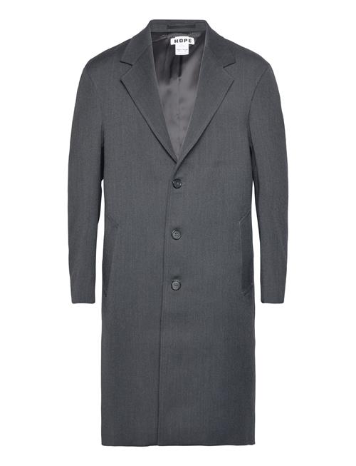 Relaxed Single Breasted Coat Hope Grey