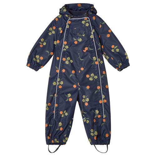 Se Kuling Milano Mønstret Skaloverall Med Multebærer Navyblå | Hvid | 104 cm ved Babyshop