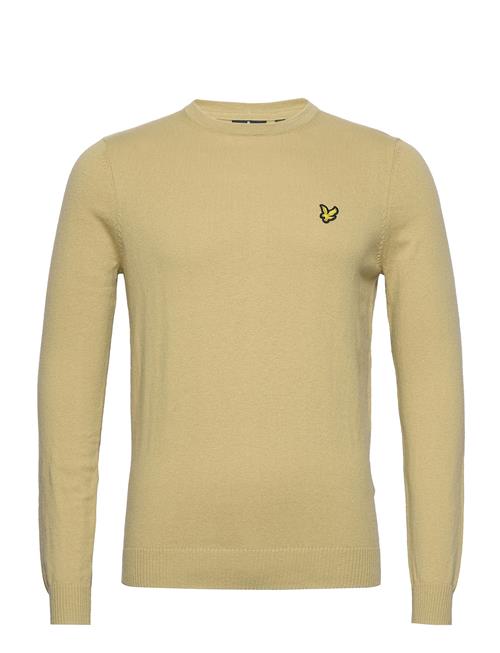 Se Lyle & Scott Cotton Merino Crew Jumper Lyle & Scott Green ved Booztlet