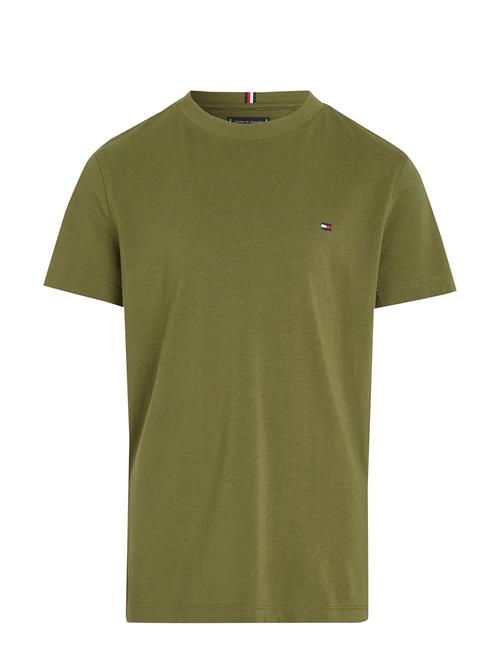 Se Tommy Hilfiger Essential Cotton Tee S/S Tommy Hilfiger Green ved Booztlet