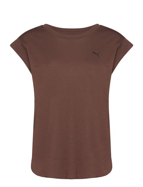 Se PUMA Studio Foundations Tee PUMA Brown ved Booztlet