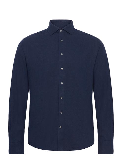 Bruun & Stengade Bs Brush Casual Modern Fit Shirt Bruun & Stengade Navy