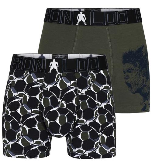 JBS Ronaldo Boxershorts - 2-pak - Sort/ArmygrÃ¸n