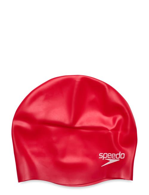 Plain Moulded Silic Junior Speedo Red