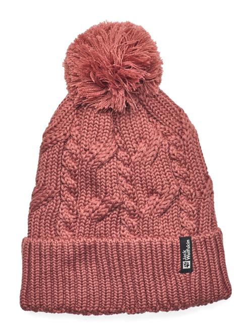 Jack Wolfskin Pompom Beanie Jack Wolfskin Red