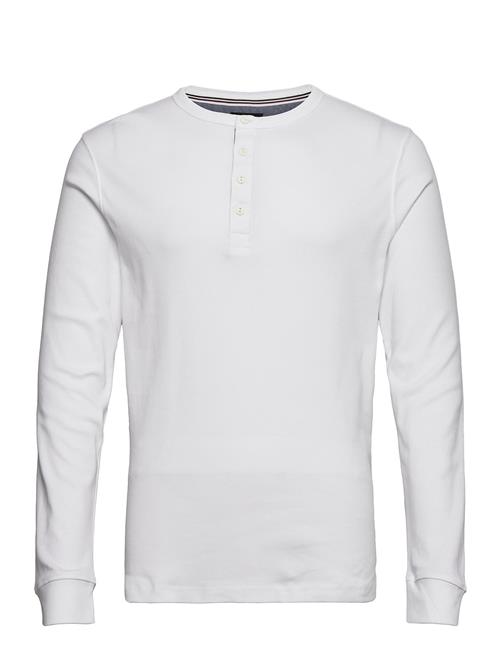 Lindbergh Solid Gradad W Contrast Fabric L/S Lindbergh White