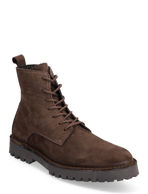 Selected Homme Slhricky Nubuck Lace-Up Boot B Selected Homme Brown