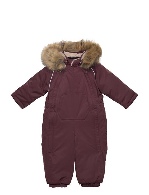 Se mikk-line Twill Nylon Baby Suit Mikk-line Burgundy ved Booztlet