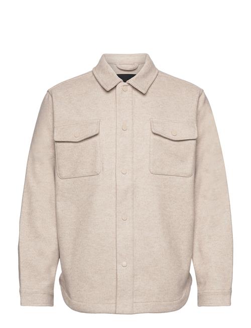 Clean Cut Copenhagen Dean Bonded Overshirt Clean Cut Copenhagen Cream