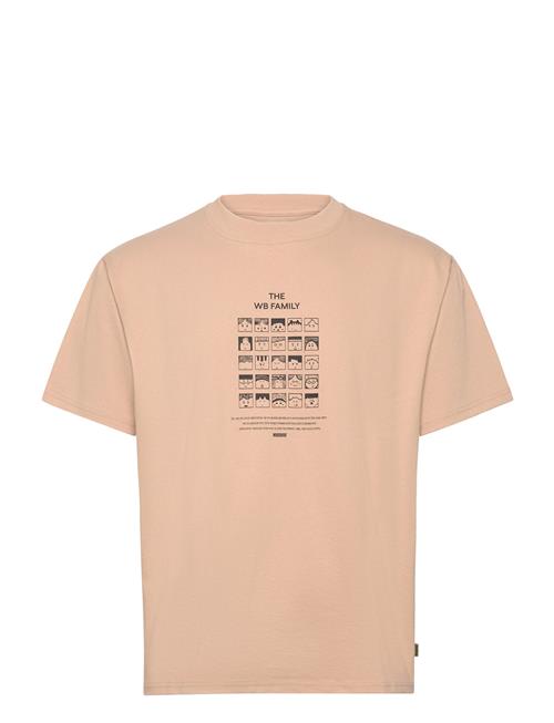 Se Woodbird Wbbaine Family Tee Woodbird Beige ved Booztlet