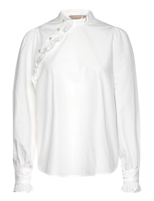 Se Culture Culio Iris Blouse Culture White ved Booztlet