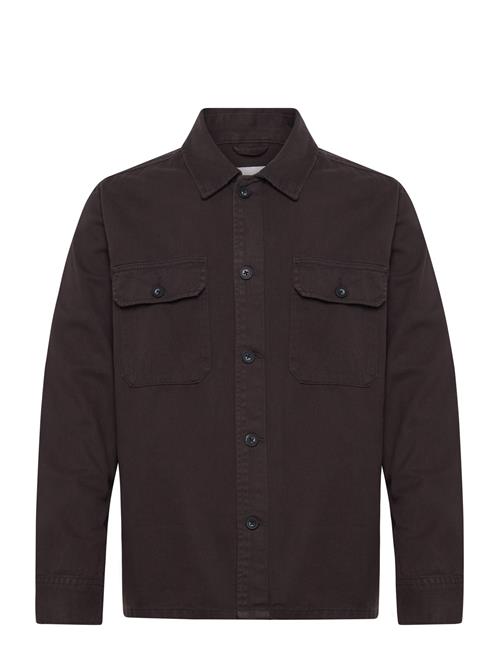 Heavy Twill Overshirt Lindbergh Burgundy