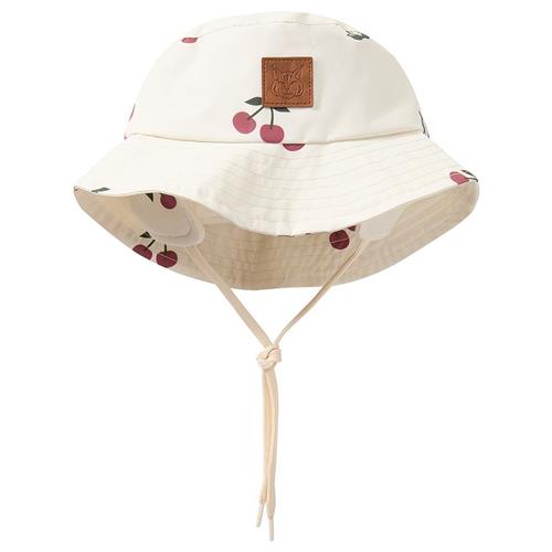 Kuling Venice Genanvendt Mønstret Regnhat Med Kirsebær Cremefarvet 48/50 cm  Creme  48/50 cm  Unisex