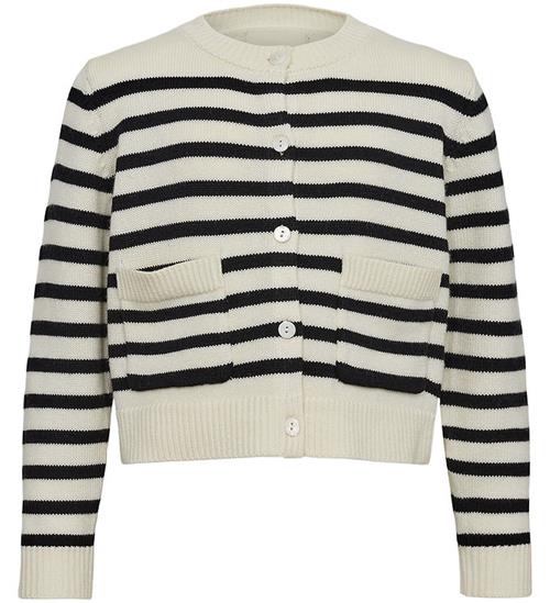 Se Sofie Schnoor Cardigan - Strik - Off White m. Striber ved KidsWorld