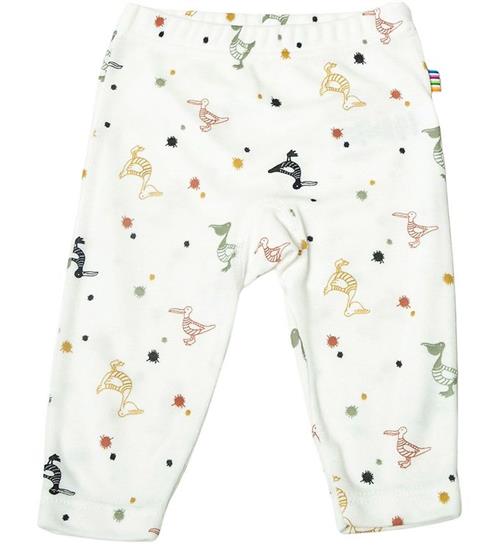 Joha Joha Leggings - Bambus - Hvid m. Pelikaner