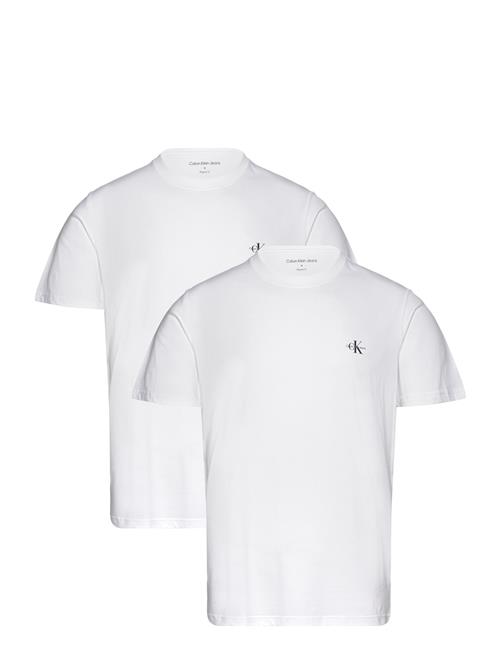 Calvin Klein Jeans 2 Pack Monologo T-Shirt Calvin Klein Jeans White