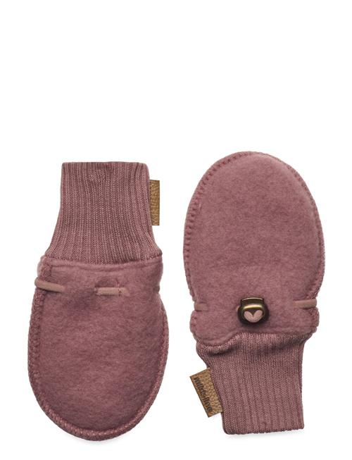 mikk-line Wool Mittens Mikk-line Pink