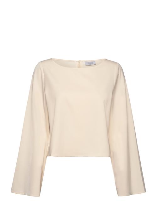 Se Marville Road Hedda Blouse Marville Road Cream ved Booztlet