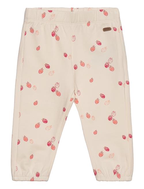 Se Minymo Pants Aop Sweat Minymo Beige ved Booztlet