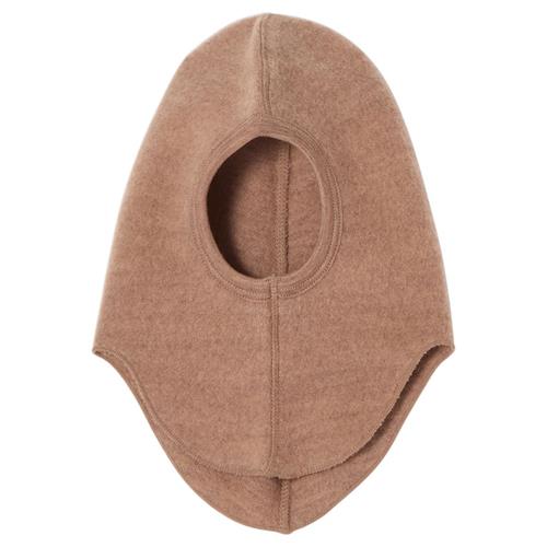 Se Kuling Adelaide Uldbalaklava Walnut Melange | Brun | 50 cm ved Babyshop