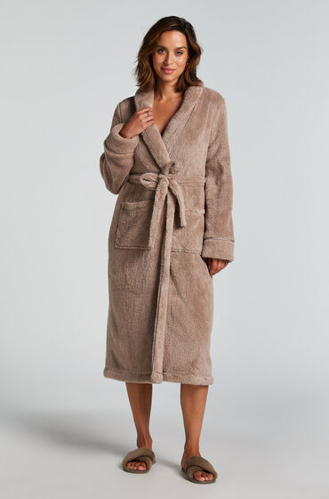 Hunkemöller Badekåbe Fleece Beige