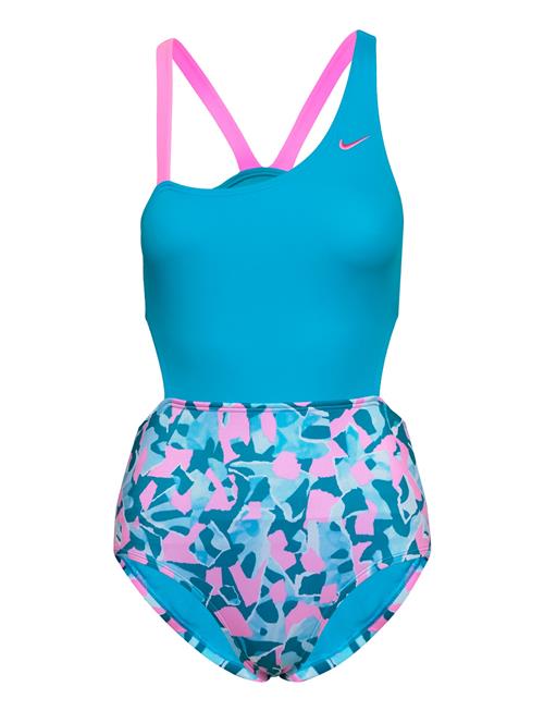 NIKE SWIM Nike G Asymmetrical Monokini NIKE SWIM Patterned