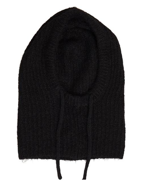 Se Object Objmilu Knit Balaclava Rep Object Black ved Booztlet