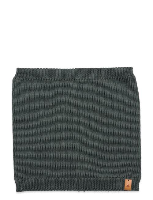 Huttelihut Snood Solid Wool Knit Huttelihut Green