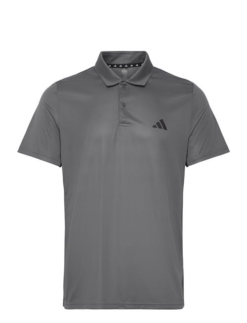 Se adidas Performance Adidas Train Essentials Training Polo Shirt Adidas Performance Grey ved Booztlet