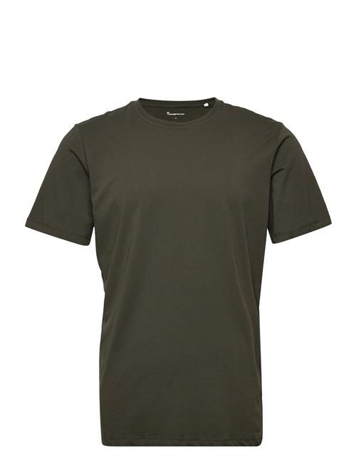 Knowledge Cotton Apparel Agnar Basic T-Shirt - Regenerative Knowledge Cotton Apparel Green