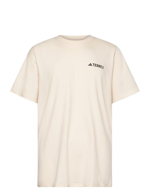 adidas Performance Terrex Back Graphic Tshirt Adidas Performance Cream