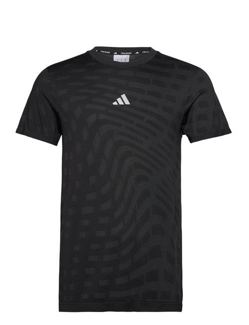 Se adidas Performance Adidas Gym+ Training Seamless T-Shirt Adidas Performance Black ved Booztlet