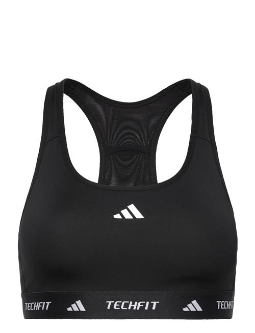 Se adidas Performance Techfit Medium Support Bra Adidas Performance Black ved Booztlet