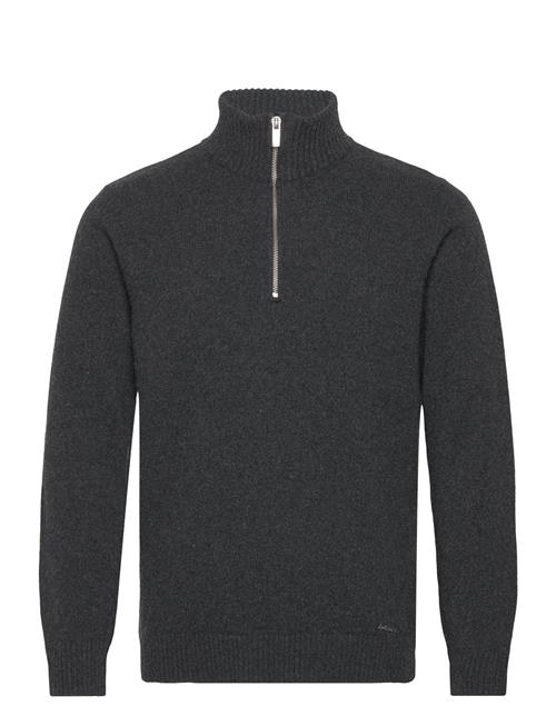 HOLZWEILER M. Lambswool Half Zip Turtle HOLZWEILER Grey