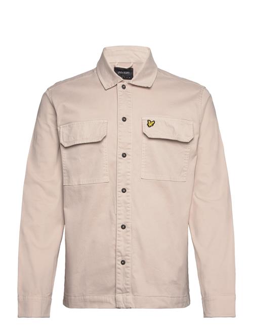 Garment Dyed Overshirt Lyle & Scott Beige