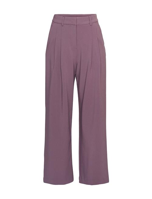 Se MSCH Copenhagen Mschmirabelle Michelle Hw Pleat Pants MSCH Copenhagen Purple ved Booztlet