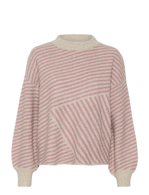 Se Kaffe Kaverana Knit Pullover Kaffe Pink ved Booztlet