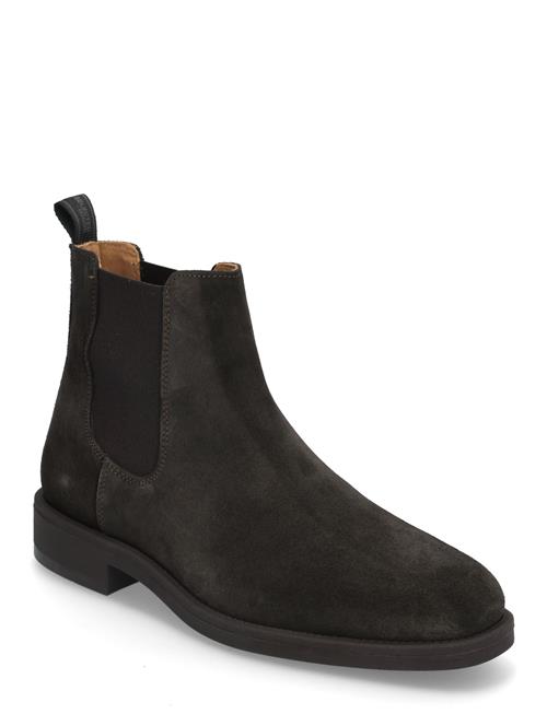Slhjoseph Suede Chelsea Boot Selected Black