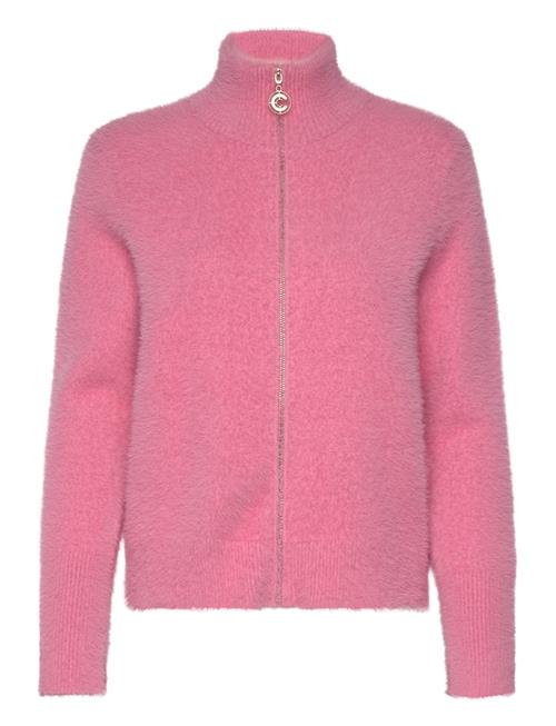 Fluffy Knit Cardigan Coster Copenhagen Pink