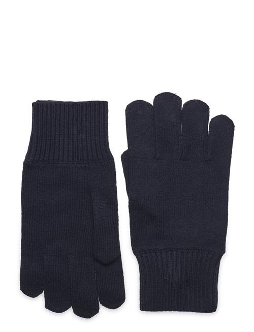 Tom Tailor Cotton Cashmere Blend Gloves Tom Tailor Navy