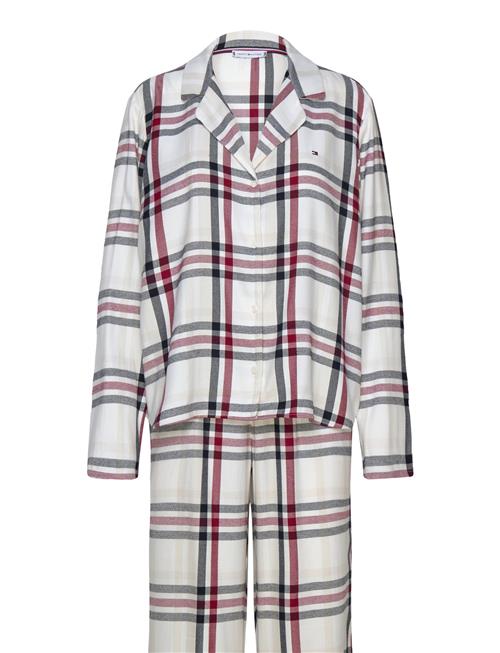 Tommy Hilfiger Gift Full Flannel Pj Set&Slipper Tommy Hilfiger White