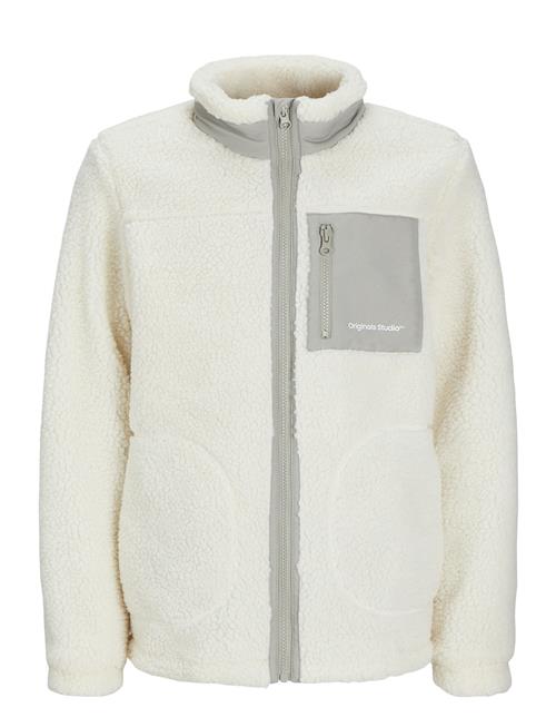 Se Jack & Jones Jorvesterbro Teddy Jacket Aw24 Jnr Jack & J S White ved Booztlet