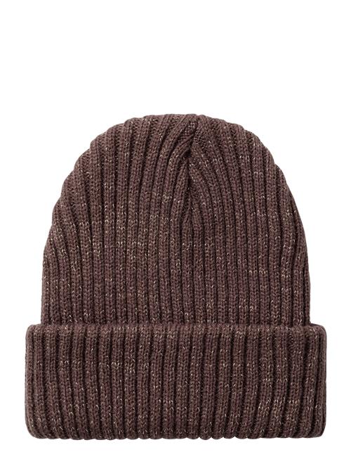 Nkfmilan Knit Beanie Glitter Name It Brown