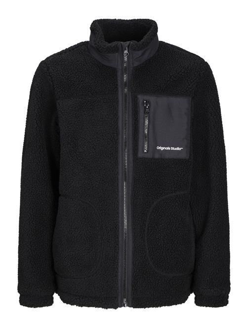 Se Jack & Jones Jorvesterbro Teddy Jacket Aw24 Mni Jack & J S Black ved Booztlet