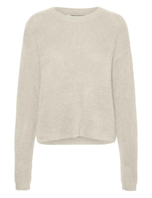 Se Vero Moda Vmpuff Ls O-Neck Pullover Boo Vero Moda Cream ved Booztlet