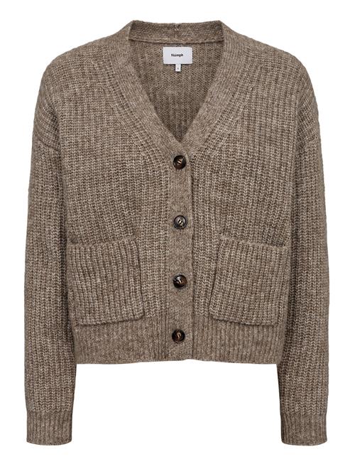 Se Nümph Nuzindi Short Cardigan Nümph Brown ved Booztlet