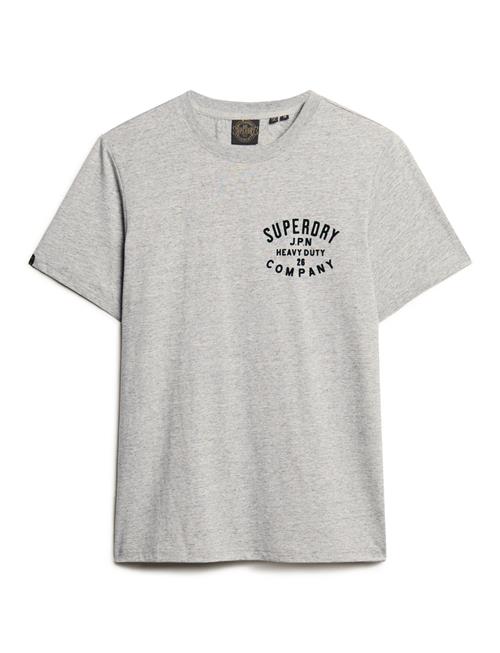 Se Superdry Machined Goods Workwear Tee Superdry Grey ved Booztlet