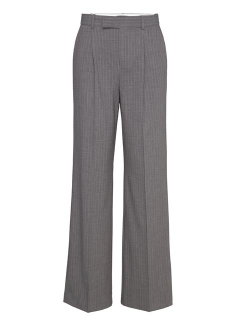 Se Mango Pinstripe Suit Trousers Mango Grey ved Booztlet