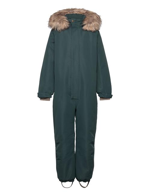 Se En Fant Snowsuit W. Fake Fur En Fant Green ved Booztlet